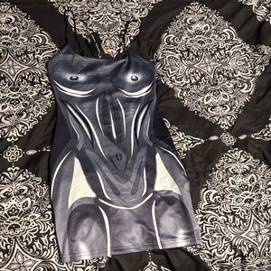 Abstract Patterned Dress